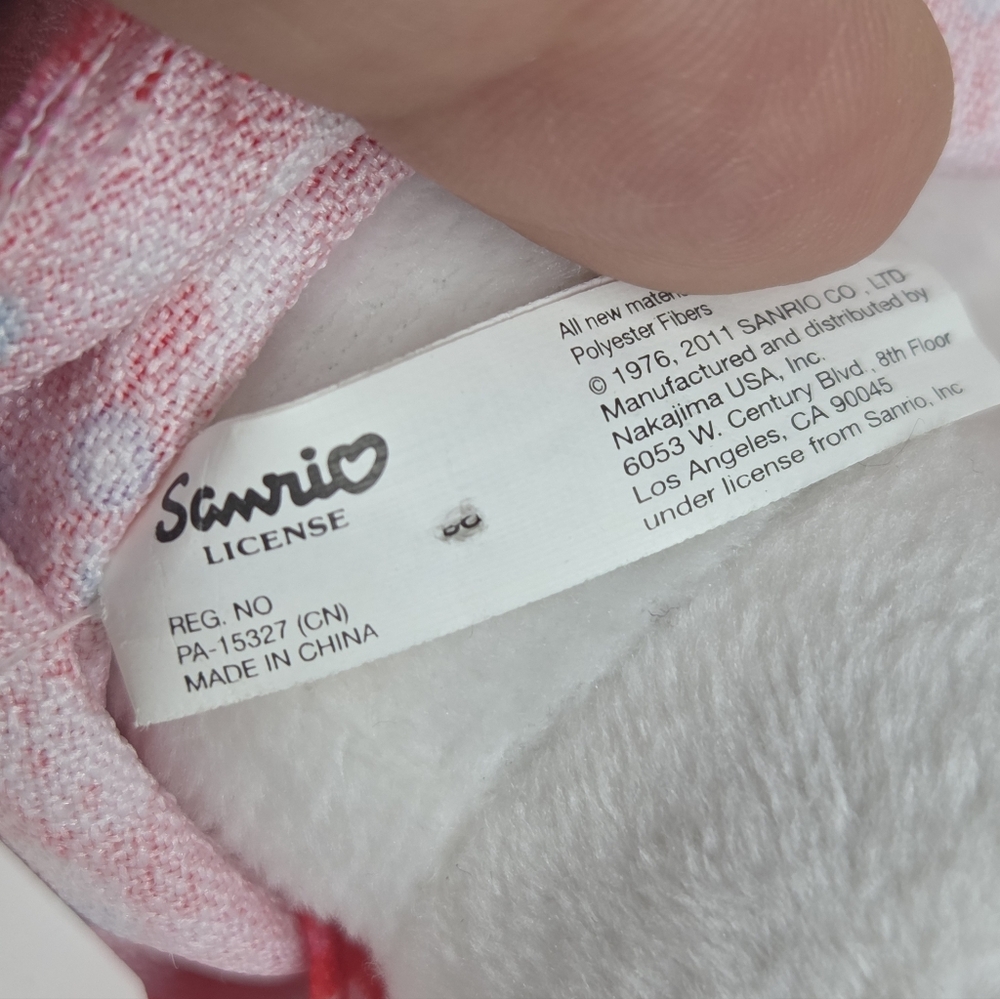 Sanrio- Hello Kitty White Plush Toy With A Bow - Picture 7 of 7